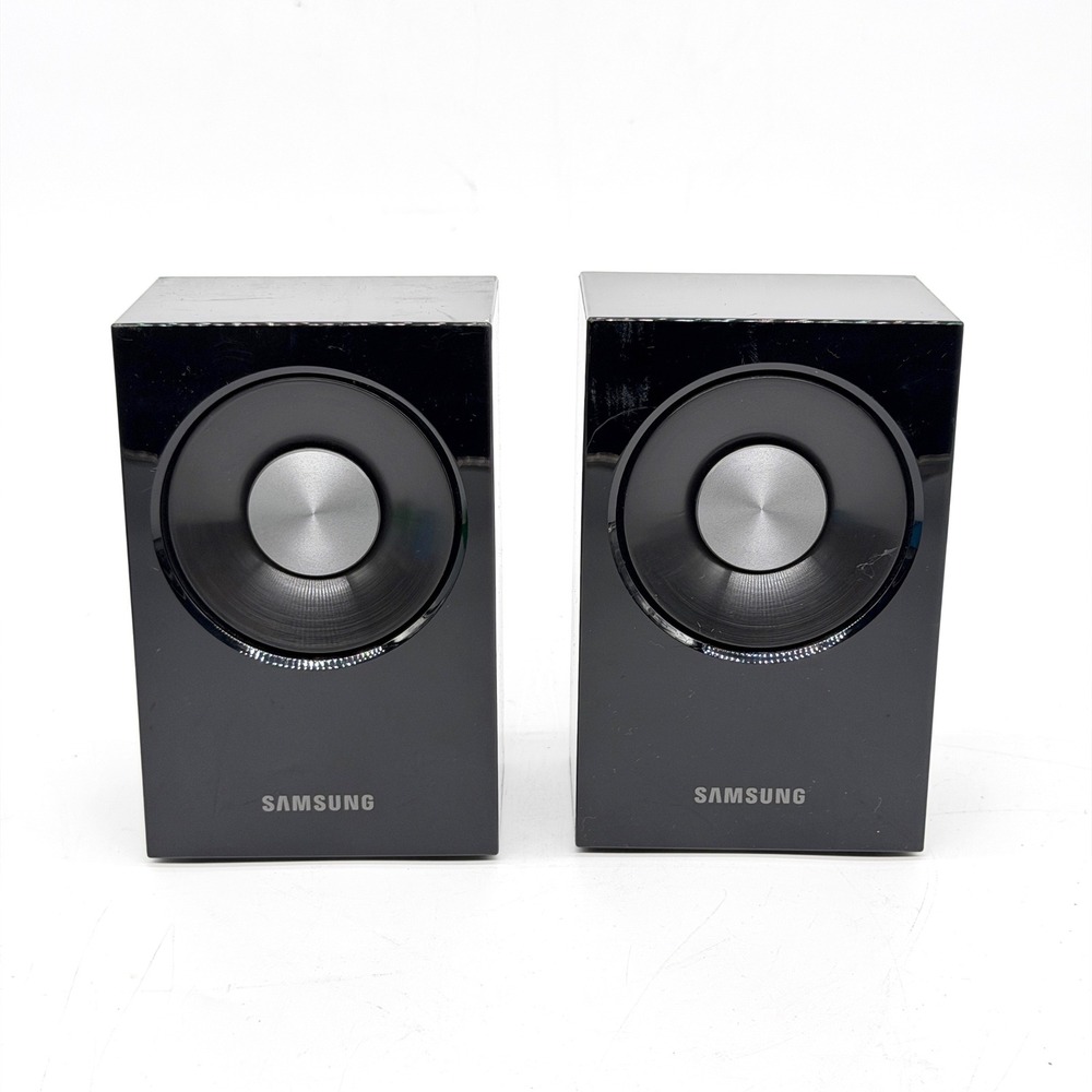 Samsung PS-BC770S Surround Back Speaker System Pair Black 6 Ohm Tested Working
